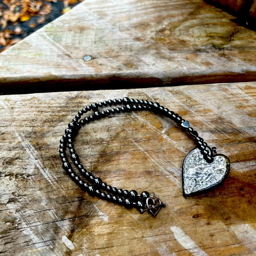 Hand-crafted beaded necklace